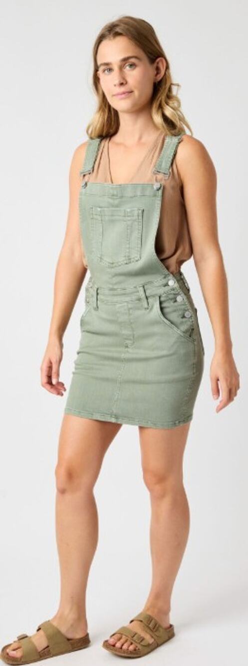Judy Blue 2822REG Skirt Overall - Sage Medium